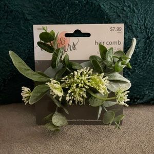 Wedding Floral Hair Comb